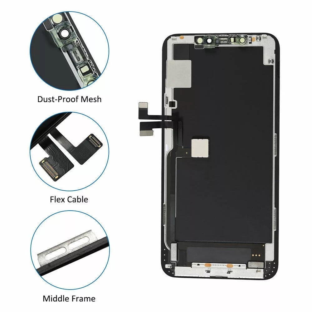iPhone 11 Pro Max LCD Display Touch Screen Digitizer Replacement Kit